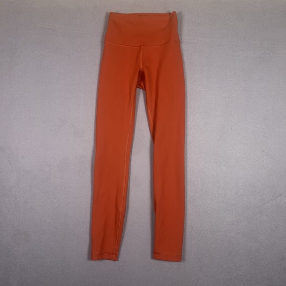 Lululemon Pants - Lululemon Wunder Train High-Rise Tight Women 2 Cayenne Orange Leggings